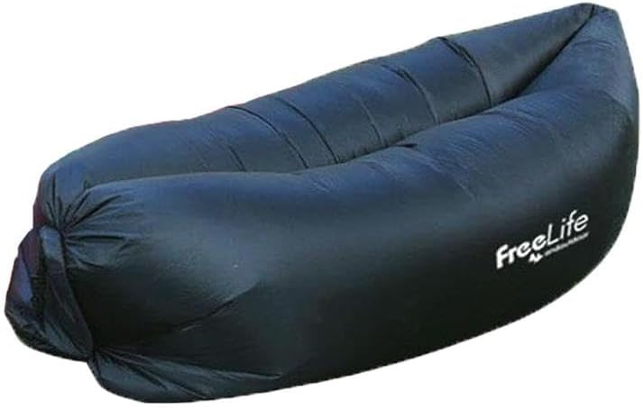 Andoutdoor Pratik Şişme Şezlong-SİYAH
