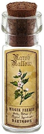 MyTinyWorld Dolls House Apothecary Marsh Mallow Herb Short Colour Label And Bottle