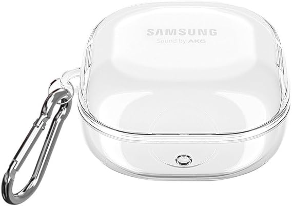 Samsung Buds Pro - Buds2-2 Pro - live - fe - fe2 - core Kulaklık Kılıf Askılı Mat Silikon (şeffaf)