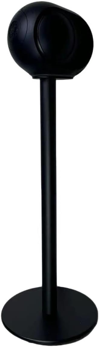 Speaker Stand Compatible with DEVIALET Phantom II 95 dB, 98 dB Audio, 64CM and 78CM Tree Stands with Aluminum Alloy Material and Screw-On Audio Design with Hidden Power Cord (Black 64cm High)