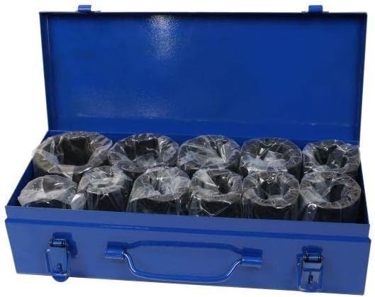 US PRO Tools 11PC 1" DR 6PT Deep Impact Sockets Metric 22-50MM 3969