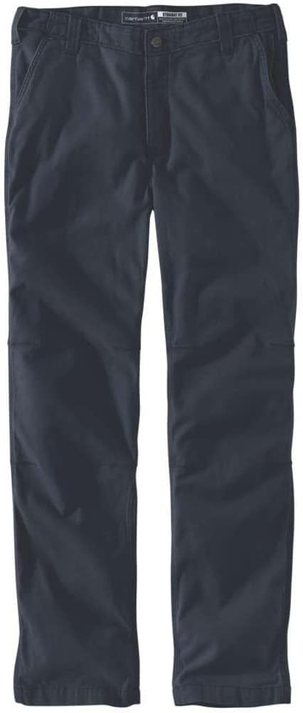 Carhartt Rugged Flex Straight Fit Canvas 5-Pocket Tapered Work Trousers Men Blue W30/L32