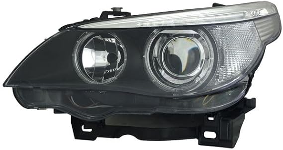 Headlight Left side headlamp driver side headlight assembly projector front light car lamp car light compatible with BMW Series 5 E60 / E61 2003 2004 2005 2006 2007 VP1926L
