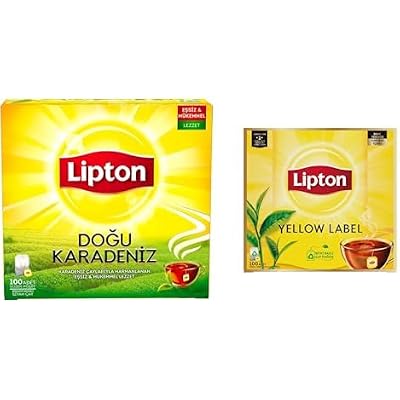 Lipton Eastern Black Sea & Yellow Label & Earl Gray Glass Bag Tea 100Pcs 200G