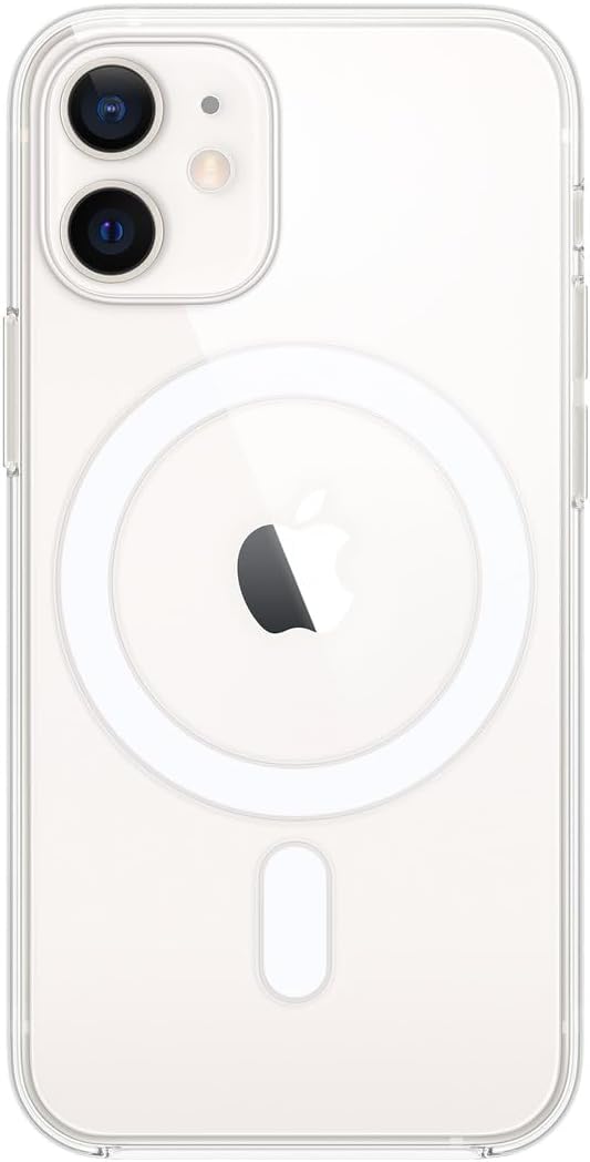 GGM GİYİM & AKSESUAR iPhone 11 için Magsafe ile Uyumlu Arka Kısmı Şeffaf Kenarları Silikon Yapılı Güçlendirilmiş Mıknatıslı Wireless Kablosuz Şarj Destekli Kılıf 11
