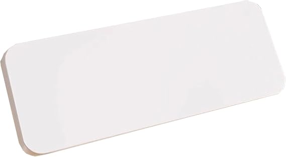 Wall-mounted Floating Desk - Foldable Workbench & Dining Table for Kitchens Crafting Sewing Stations - Compact Space-Saving Design White (40x25cm)