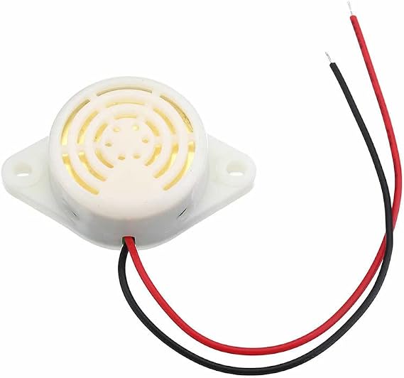 SFM-27 DC 3-24V 90DB Buzzer Kesik Ses, Aktif Buzzer Yüksek Beep Ses Üreteci, Krem