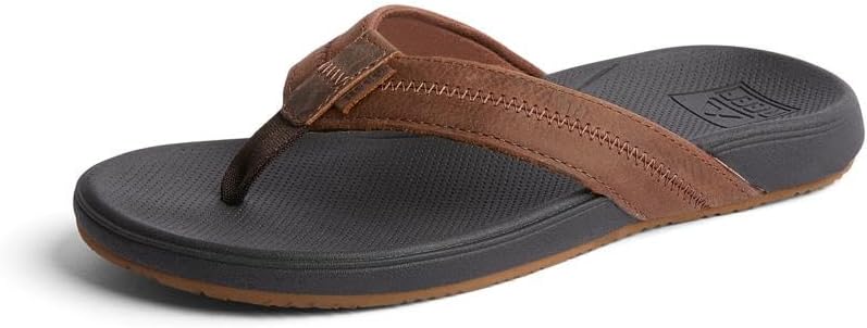 Reef Men's Cushion Phantom Flip Flop Sandal Brown Black