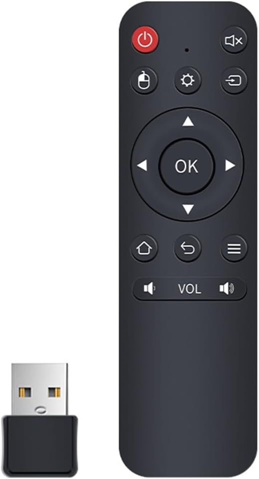 TV Box Remote Control 2.4G Wireless USB Receiver Remote Control for Android Smart TV Wireless USB Receiver for TV Box and PC/TV