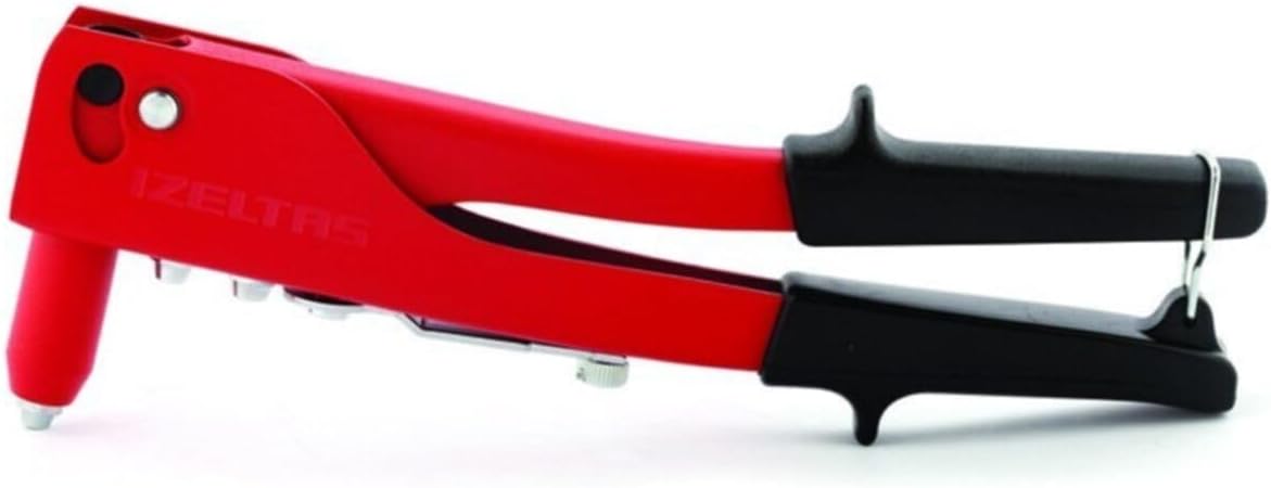 Profesyonel 46 Perçin Tabancası 240mm, Metal Gövde, Siyah-Kırmızı