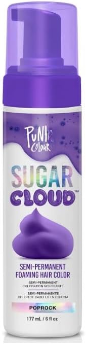 Punky' Cloud Sugar Semi-Permanent Foam Hair Color, Poprock 6oz