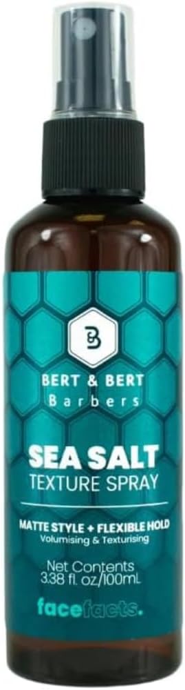 Bert Bert Barbers Sea Salt Texture Spray, volumising and texturising; 100ml
