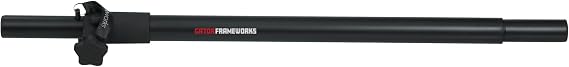 Gator Frameworks Standard Subwoofer/Speaker Extender Pole and 20mm Adapter; Fits M6 Threading (GFW-SPK-SP)