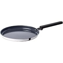 Krep tavası, paslanmaz çelik, 24 cm, yapışmaz kaplama