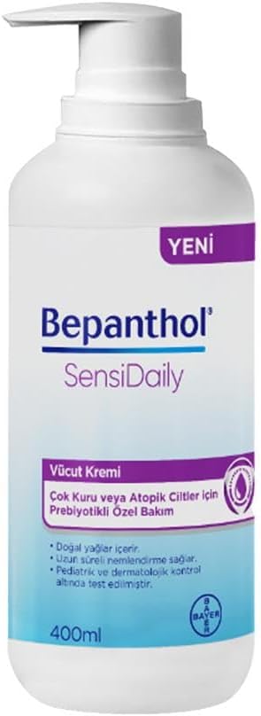 400 ml Body Cream with Bepanthol SensiDaily Pump