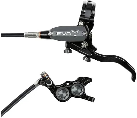 Hope Tech 4 EVO GR4 - Black/Smoke - Black Hose - No Rotor R/H, Smoke