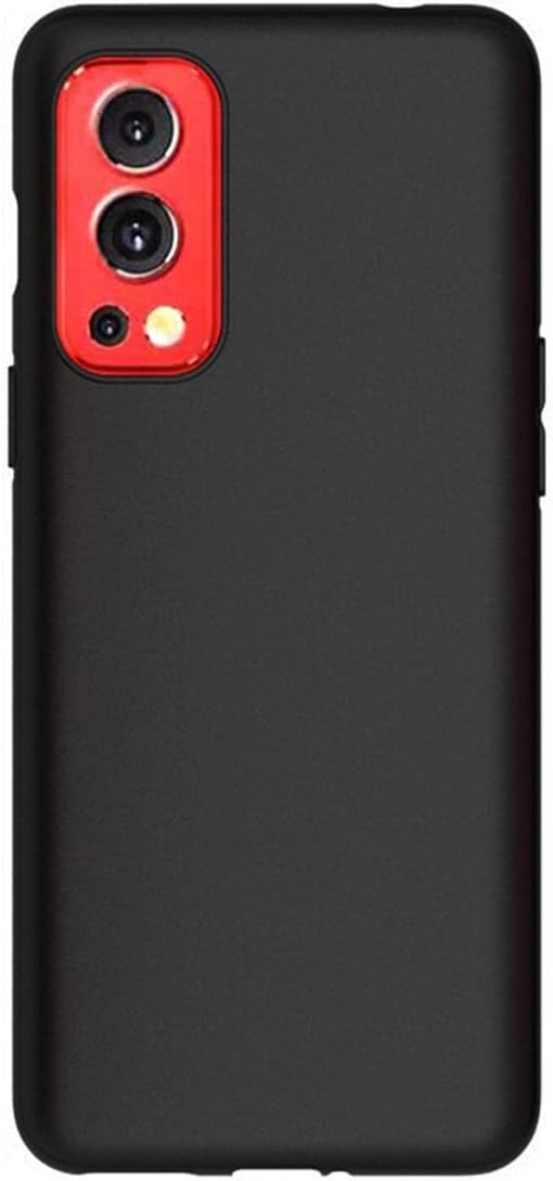 Microcase OnePlus Nord 2 5G Matte Serisi Silikon Kılıf - Siyah