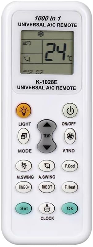 Universal Air Conditioning Replacement Remote Control Controller with LCD