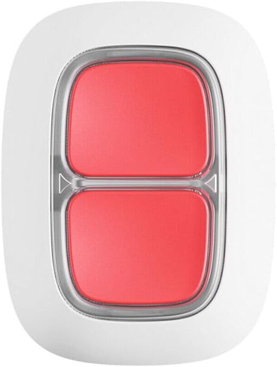 AJ-DOUBLEBUTTON-W 38103 Double Button Panic and Robbery Alarm White