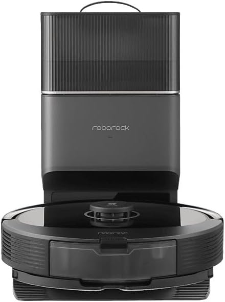 Roborock Q8 Max Plus - Akıllı Robot Süpürge, 5.500 Pa Emiş Gücü, 240 dk Çalışma Süresi, 300m² Temizlik Alanı, DuoRoller™ Fırça, Sesli Komut, Reaktif Engellerden Kaçınma