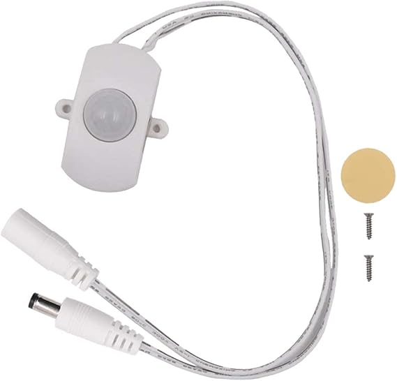 Motion Sensor Switch 5A DC 5-24V Mini LED Strip Automatic Sensor Switch for LED Strip Light