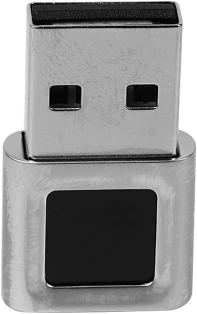 Sarini USB Fingerprint Reader for Window 10/11 USB Fingerprint Key Reader PC Fingerprint Logger Supports Storage of 10 Different Fingerprints