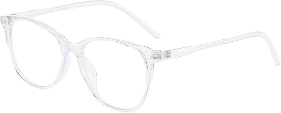 Blue Light Blocking Glasses Computer Screen Gaming Reading TR90 Eyewear Frame Clear Lens Anti Eyestrain Anti UV Unisex Lightweight Fashion Accessories for PC Phone Game
