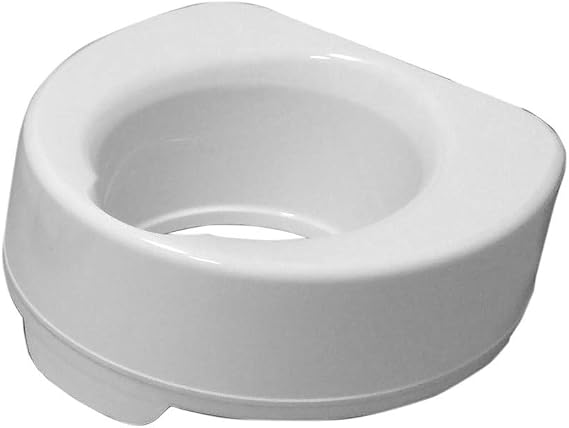 Drive Devilbiss 6-Inch Raised Toilet Seat Without Lid, White
