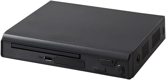 simplus SP-HDVD-01 DVD Player, HDMI Compatible, Remote Control, AV Cable, HDMI Cable, USB Memory, Black, Simple, Compact CD Player, Simplus, CPRM Compatible, Digital Display