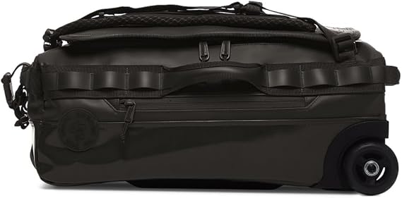 Baboon to the Moon 35L Small NEW Go-Bag Roller with Wheels and Handle | Duffle Bag for Travel, Check In Luggage with Wheel, Rolling Suitcase, Travel Luggage, Suitcases with Wheels (Black)