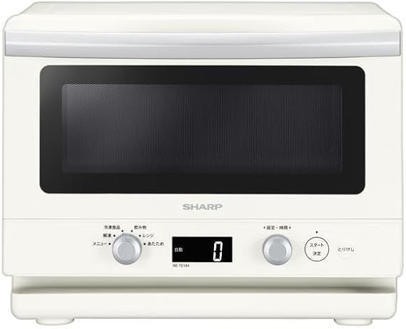 Sharp RE-TD184-W Single Function Microwave, 18L, White