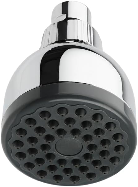 AquaBliss TurboSpa ECO 3 Inch High Pressure Shower Head w/Flow Restrictor Melts Stress into Bliss at Full Power. 42 Nozzle Wide Spray High Flow Showerhead Drenches You Fast, No Dry Spots