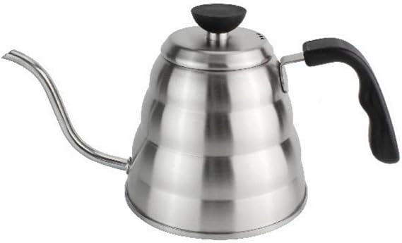 Epinox Barista Kahve Gooseneck Kettle - Çelik Kahve Demleme Dripper Kettle - İndüksiyonlu - Paslanmaz Çelik - 1200 ml