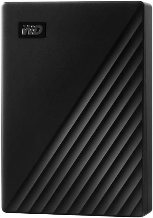 WD 6TB My Passport portable external storage, external hard drive, USB 3.0, portable HDD with software for device management, backup and password protection, works with PC, Xbox &Playstation, Black