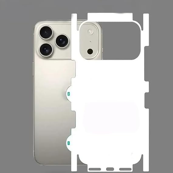 Coverzone iPhone 17 Pro ile Uyumlu Şeffaf – Arka Yüzey Koruma Çizilmez, Darbe Emici, İnce ve Hafif Şeffaf Kaplama
