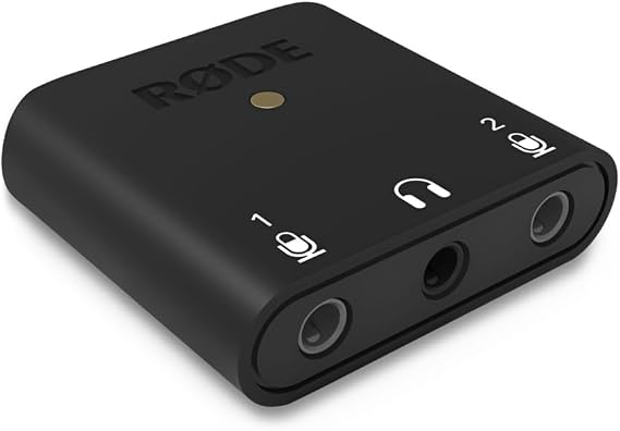 RØDE AI-Micro Ultra Compact Dual Channel Audio Interface for Computers Smartphones and Tablets