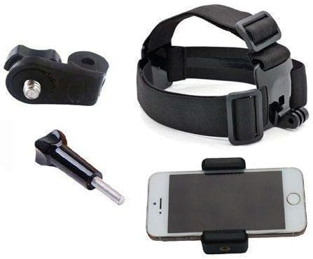 Multi-Function Adjustable Belt Cellphone Selfie Head Mount Strap for Gopro Hero 8 7 6 5 4 3 2/Sony Action Cam/Cell Phone/iPhone 13 12 11 Pro Max XR XS Max X 8 7 6 Plus/Samsung LG Huawei