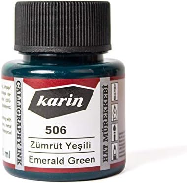 Karin Hat Mürekkebi, Zümrüt Yeşil, 45ml