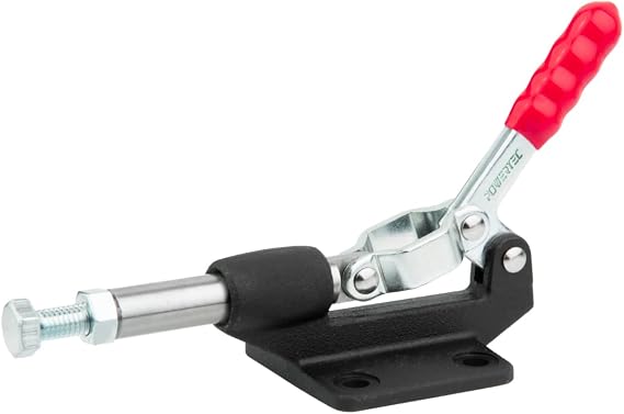 POWERTEC 1PK Toggle Clamp, 500lbs Holding Capacity, 305CM Quick Release Push Pull Clamp for Woodworking Jigs and Fixtures, Pocket Hole Jigs, Welding, CNC (20318)