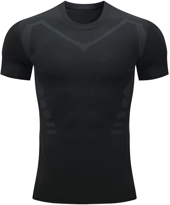 Men's Compression Shirts Men's Short Sleeve Base Layer Athletic Undershirt Gear Workout T-Shirt Training Shirt
