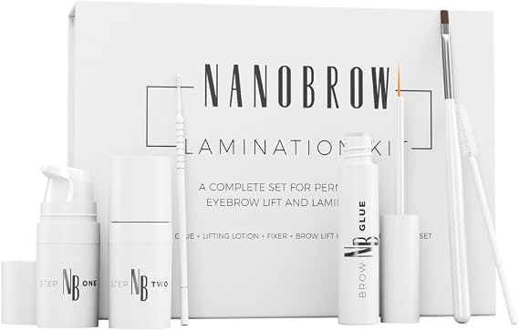 Nanobrow Lamination Kit - brow Lamination kit; Professional Eyebrow Lamination and Styling at Home, DIY Lamination kit