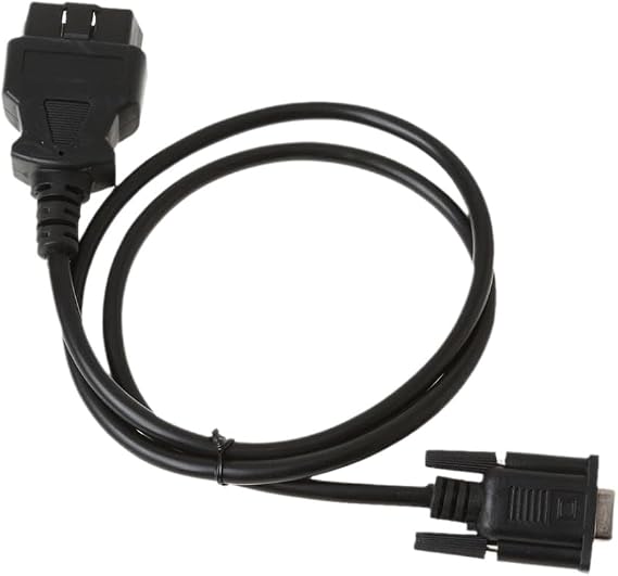 Diagnostic Tool Adapter 100cm DB9 Female To II 16 Pin Connector Compatible With Vehicle Interface