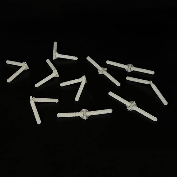 RC飛行機プラスチックニードルラウンドヒンジ 折りたたみピンヒンジ ラジコン模型飛行機フォーム飛行機ヘリコプター 固定翼アクセサリー10個4.5x67mm