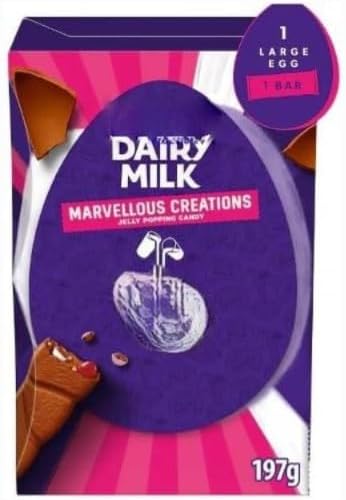 Dairy Milk Marvellous Creations Shell Egg 197g Delicious And Tasty "A symphony of flavors" For All Occasions