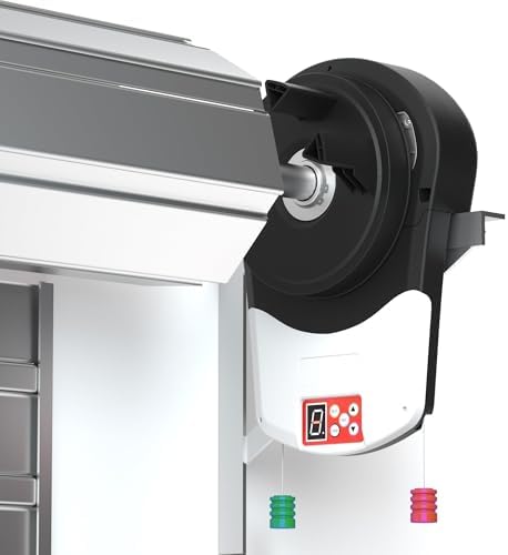 Automatic Roller Shutter Door Opener with Remote Control for Enhanced Security in Garages, Warehouses, and Stores