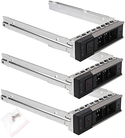 3-Pack 3.5 inch Hard Drive Caddy Compatible for Dell PowerEdge Servers 14th Gen R440 R540 R640 R740 R740xd R6415 R7415 R7425 - Hot Swap SAS SATA Bracket Tray for X7K8W