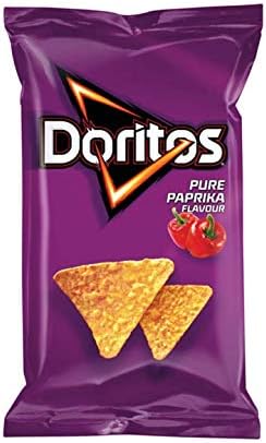 Doritos Pure Bellpepper Nacho Crisps | Doritos | Pure Paprika Tortilla Chips | Total Weight 185 Grams