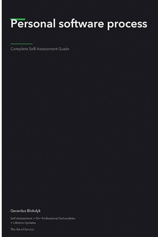Personal software process Standard Requirements