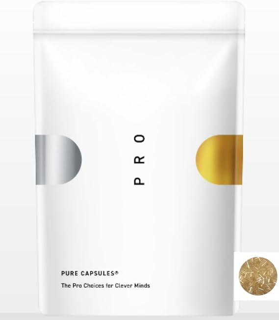 Pure Capsules® Size 00 Clear Empty Gelatin Capsules - Gelatin Hard Pill Capsules Self-Fill Capsules Size 00 Empty Capsules Kosher Certified Empty Pill Capsules - Gluten Free, BSE Free 100