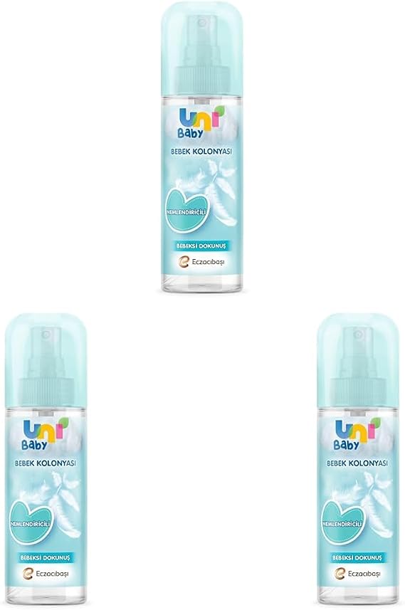 Uni Baby Bebek Kolonyası 150 ml Bebeksi Kokular 3lü paket